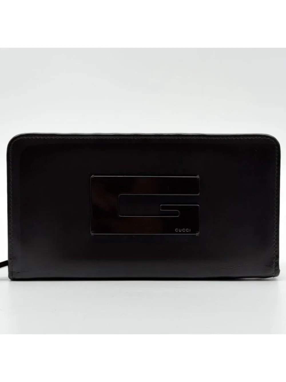 Gucci Era Zip Around Leather GG Wallet